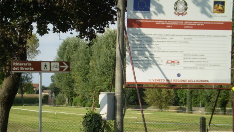 Immagine 1 realizzazione Itinerario ciclopedonale lungo il Brenta